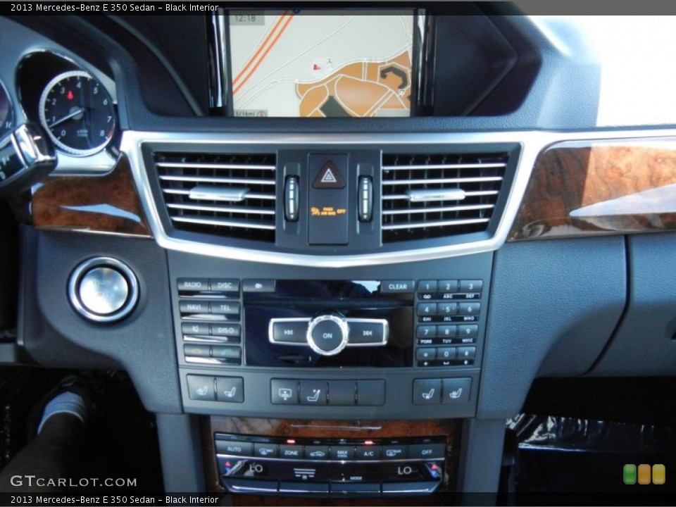 Black Interior Controls for the 2013 Mercedes-Benz E 350 Sedan #79719262