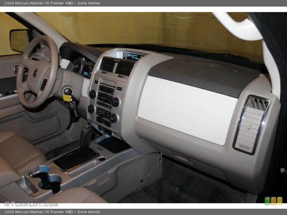 Stone Interior Dashboard for the 2009 Mercury Mariner V6 Premier 4WD #79719959