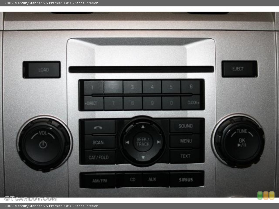 Stone Interior Controls for the 2009 Mercury Mariner V6 Premier 4WD #79720160