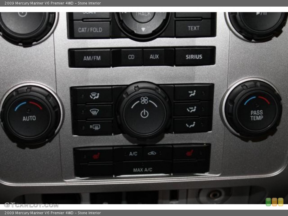 Stone Interior Controls for the 2009 Mercury Mariner V6 Premier 4WD #79720186
