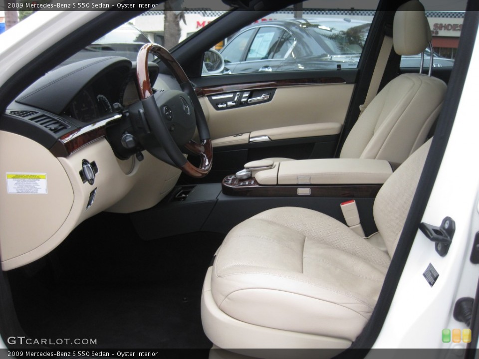 Oyster Interior Photo for the 2009 Mercedes-Benz S 550 Sedan #79722235