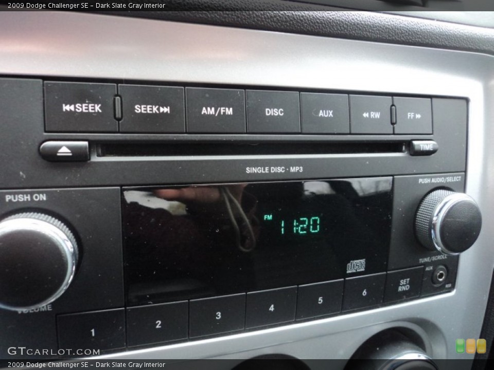 Dark Slate Gray Interior Audio System for the 2009 Dodge Challenger SE #79722470
