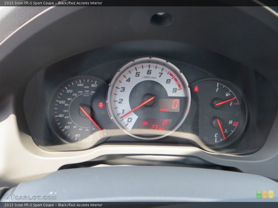 Black/Red Accents Interior Gauges for the 2013 Scion FR-S Sport Coupe #79722913