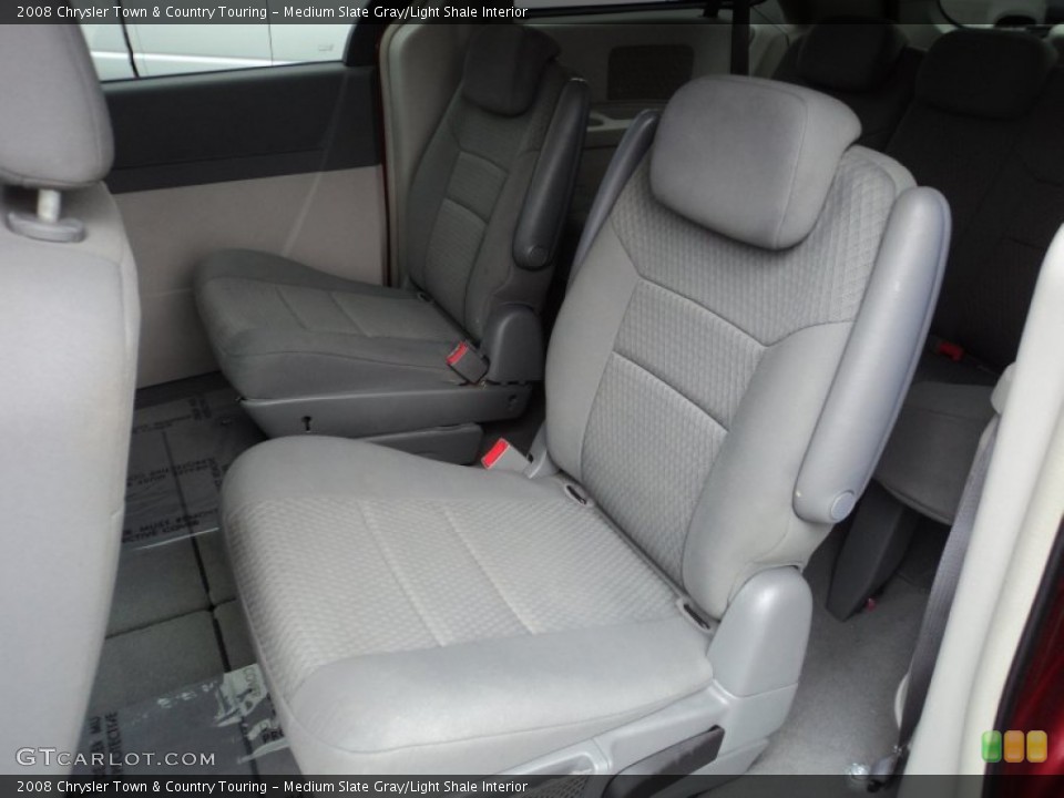 Medium Slate Gray/Light Shale Interior Rear Seat for the 2008 Chrysler Town & Country Touring #79723259