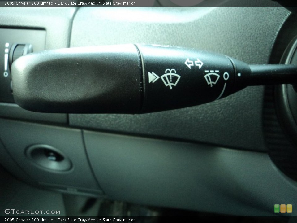 Dark Slate Gray/Medium Slate Gray Interior Controls for the 2005 Chrysler 300 Limited #79723789
