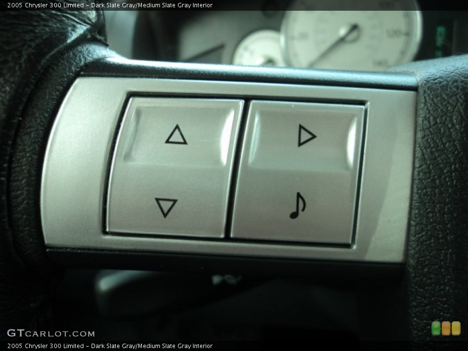 Dark Slate Gray/Medium Slate Gray Interior Controls for the 2005 Chrysler 300 Limited #79723812