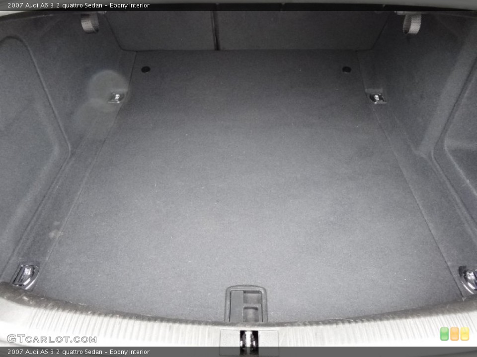 Ebony Interior Trunk for the 2007 Audi A6 3.2 quattro Sedan #79726000
