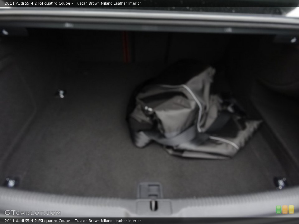 Tuscan Brown Milano Leather Interior Trunk for the 2011 Audi S5 4.2 FSI quattro Coupe #79727538