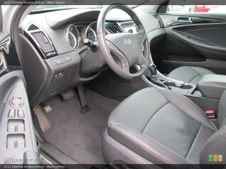 Black Interior Photo for the 2011 Hyundai Sonata Limited #79728123