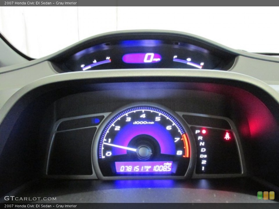 Gray Interior Gauges for the 2007 Honda Civic EX Sedan #79728715