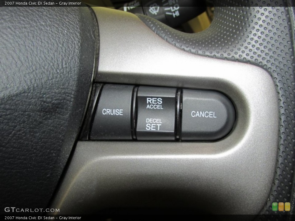 Gray Interior Controls for the 2007 Honda Civic EX Sedan #79728787