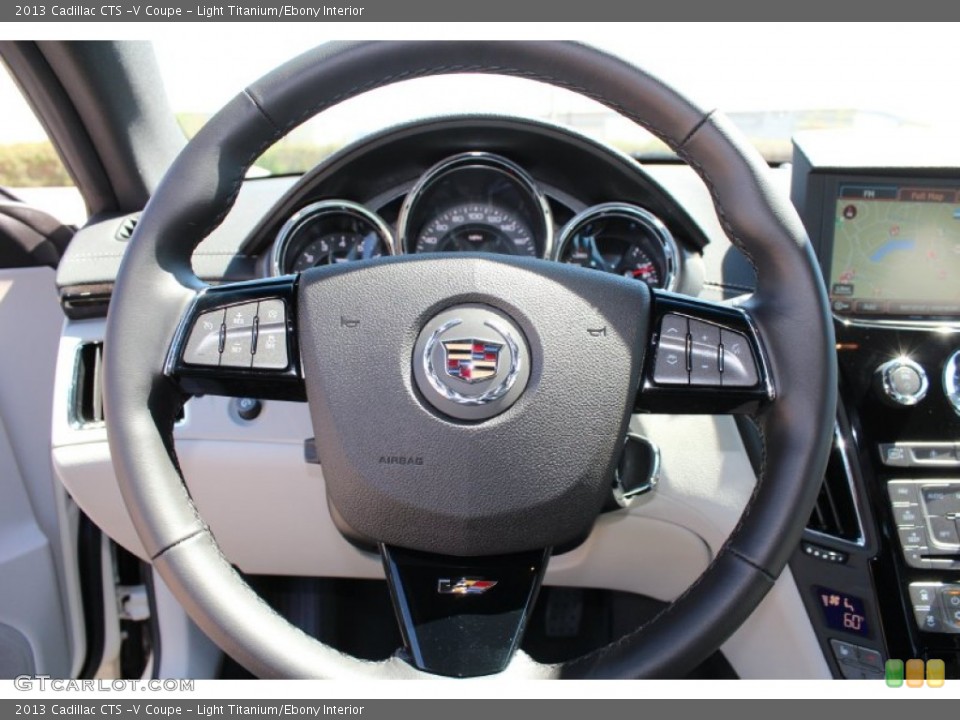 Light Titanium/Ebony Interior Steering Wheel for the 2013 Cadillac CTS -V Coupe #79728862