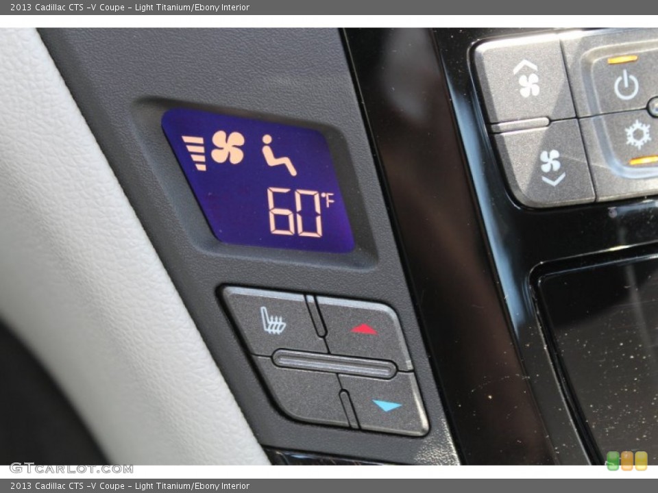 Light Titanium/Ebony Interior Controls for the 2013 Cadillac CTS -V Coupe #79729154