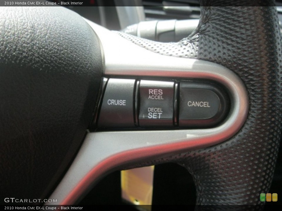 Black Interior Controls for the 2010 Honda Civic EX-L Coupe #79729438