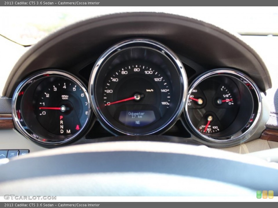 Cashmere/Cocoa Interior Gauges for the 2013 Cadillac CTS 3.6 Sedan #79730532