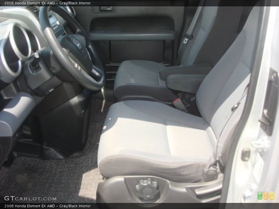 Gray/Black Interior Photo for the 2008 Honda Element EX AWD #79731559