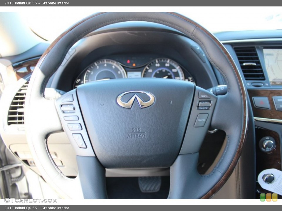 Graphite Interior Steering Wheel for the 2013 Infiniti QX 56 #79732698