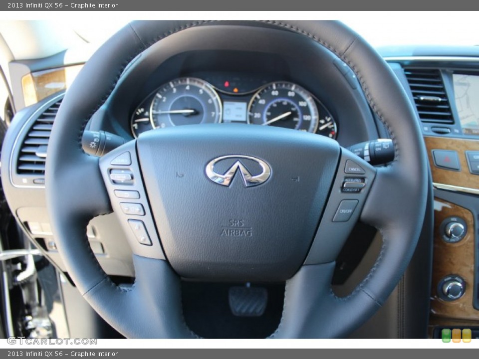 Graphite Interior Steering Wheel for the 2013 Infiniti QX 56 #79733724