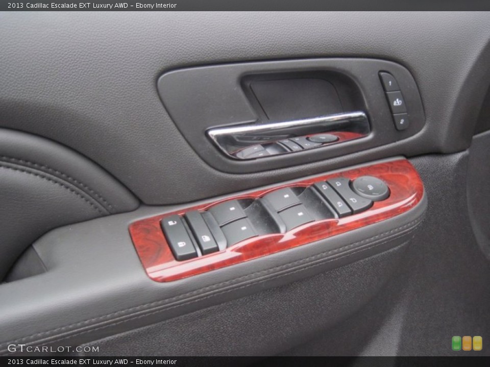 Ebony Interior Controls for the 2013 Cadillac Escalade EXT Luxury AWD #79734625