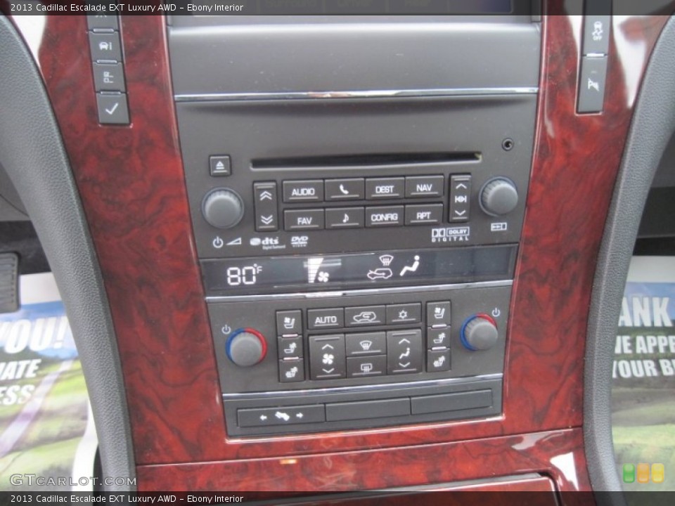 Ebony Interior Controls for the 2013 Cadillac Escalade EXT Luxury AWD #79734651