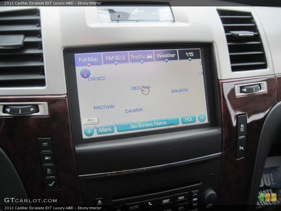 Ebony Interior Navigation for the 2013 Cadillac Escalade EXT Luxury AWD #79734674
