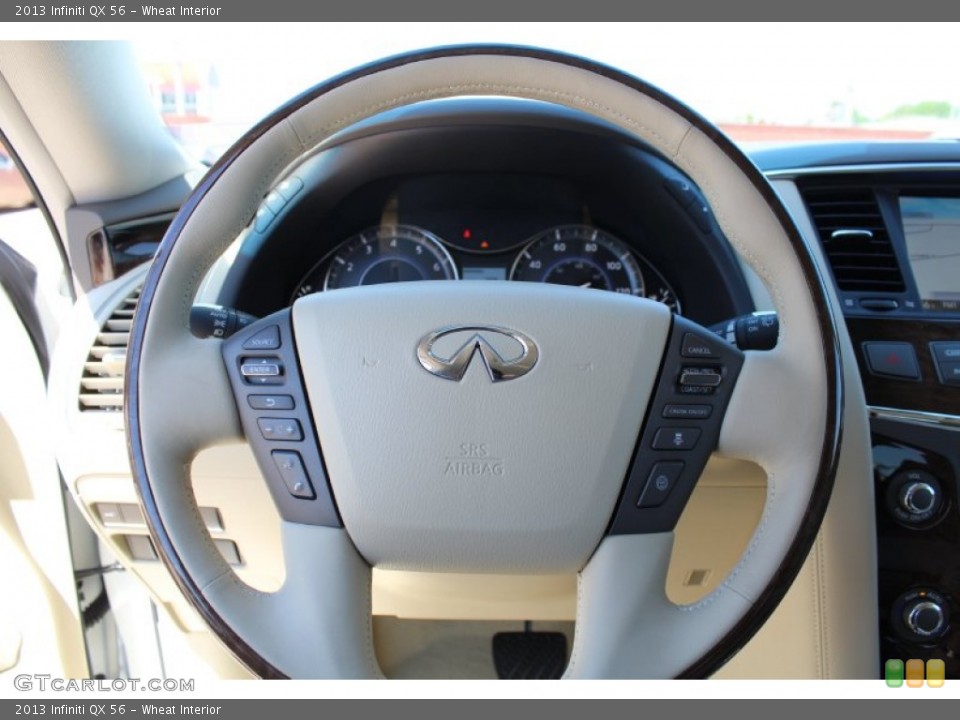 Wheat Interior Steering Wheel for the 2013 Infiniti QX 56 #79734777