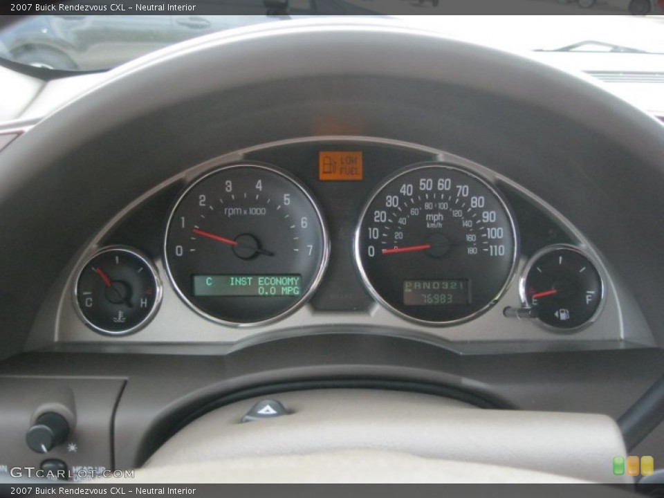 Neutral Interior Gauges for the 2007 Buick Rendezvous CXL #79734870