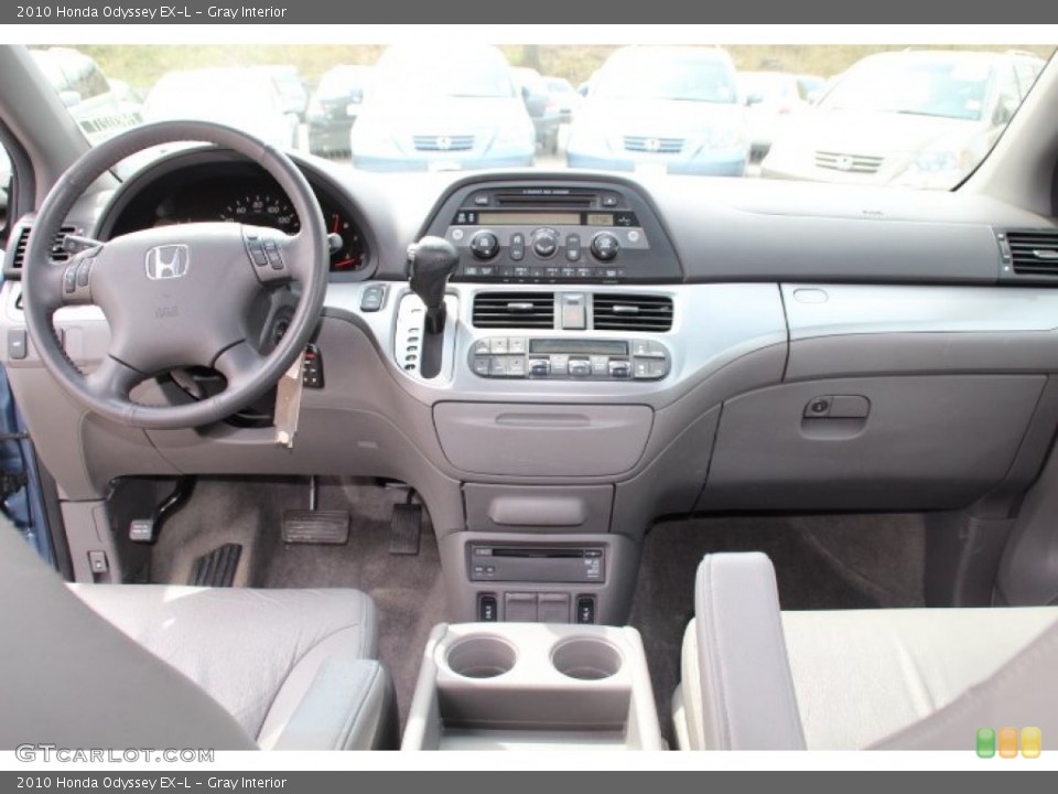 Gray Interior Dashboard for the 2010 Honda Odyssey EX-L #79736549