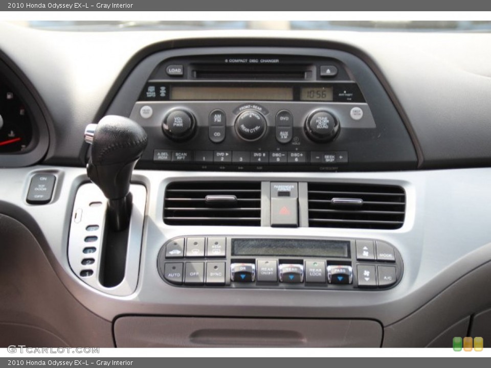 Gray Interior Controls for the 2010 Honda Odyssey EX-L #79736566