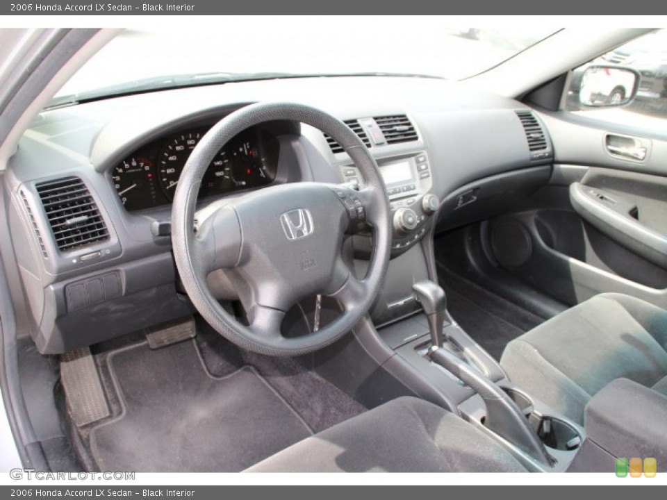 Black Interior Prime Interior for the 2006 Honda Accord LX Sedan #79738056