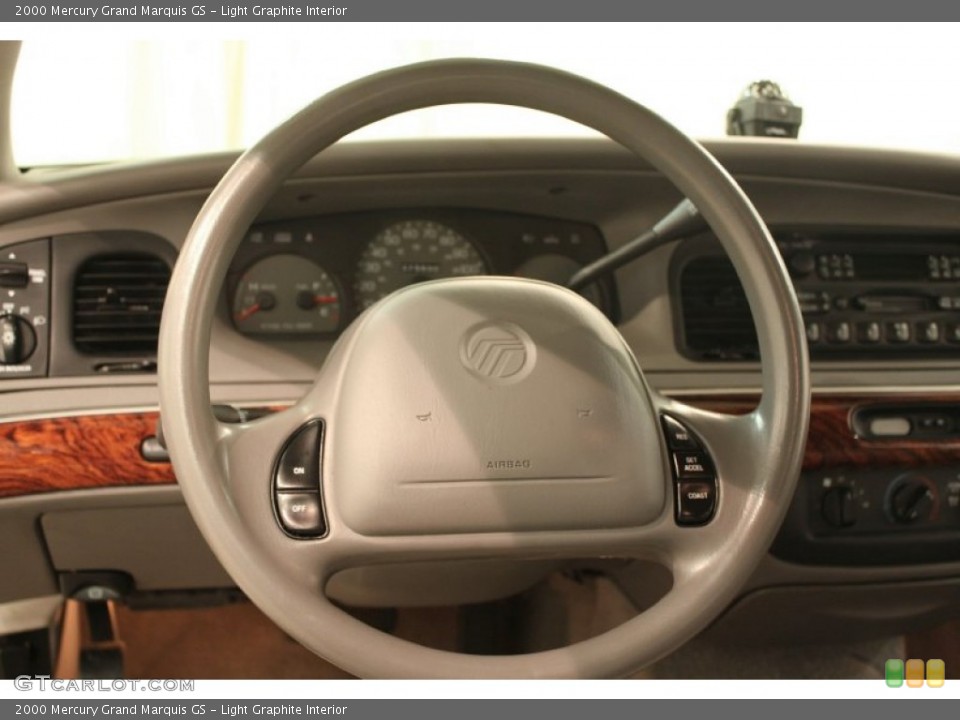 Light Graphite Interior Steering Wheel for the 2000 Mercury Grand Marquis GS #79738416