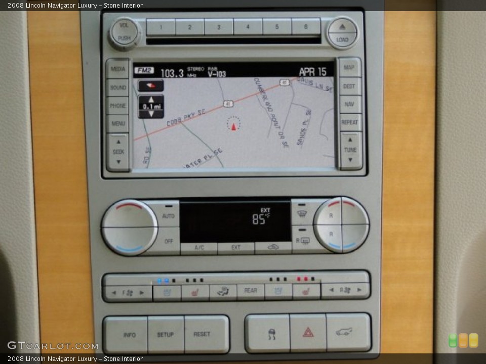 Stone Interior Navigation for the 2008 Lincoln Navigator Luxury #79738766