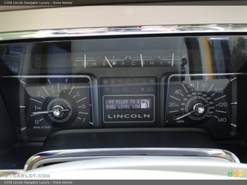 Stone Interior Gauges for the 2008 Lincoln Navigator Luxury #79738915