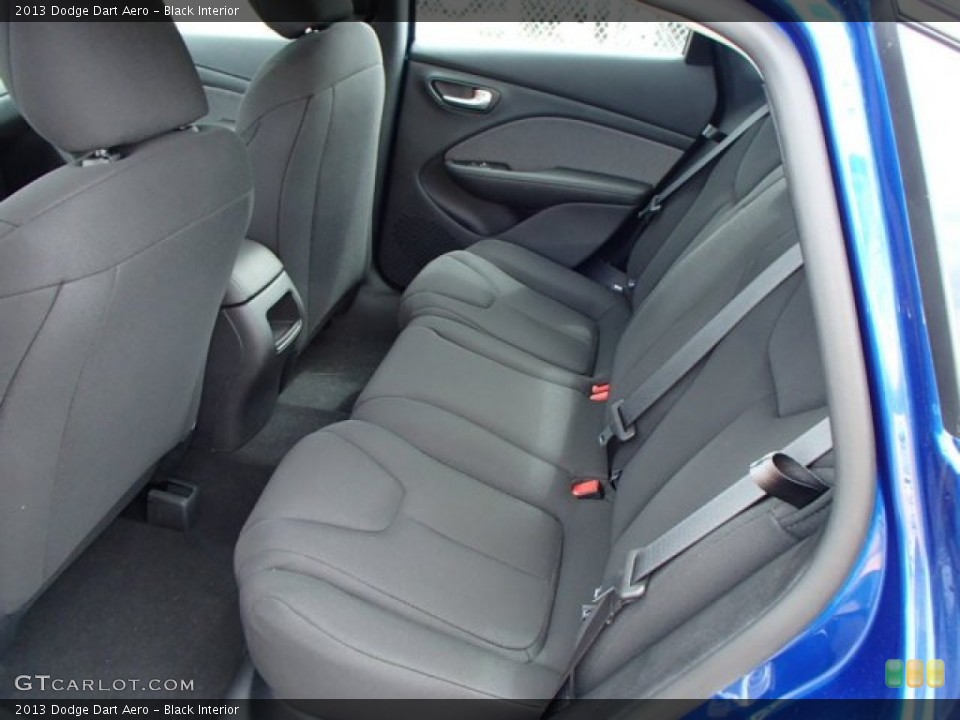 Black Interior Rear Seat for the 2013 Dodge Dart Aero #79739569