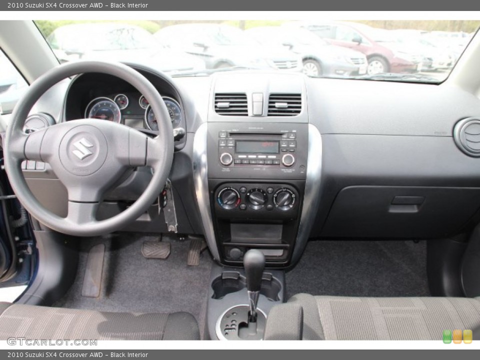 Black Interior Dashboard for the 2010 Suzuki SX4 Crossover AWD #79740771