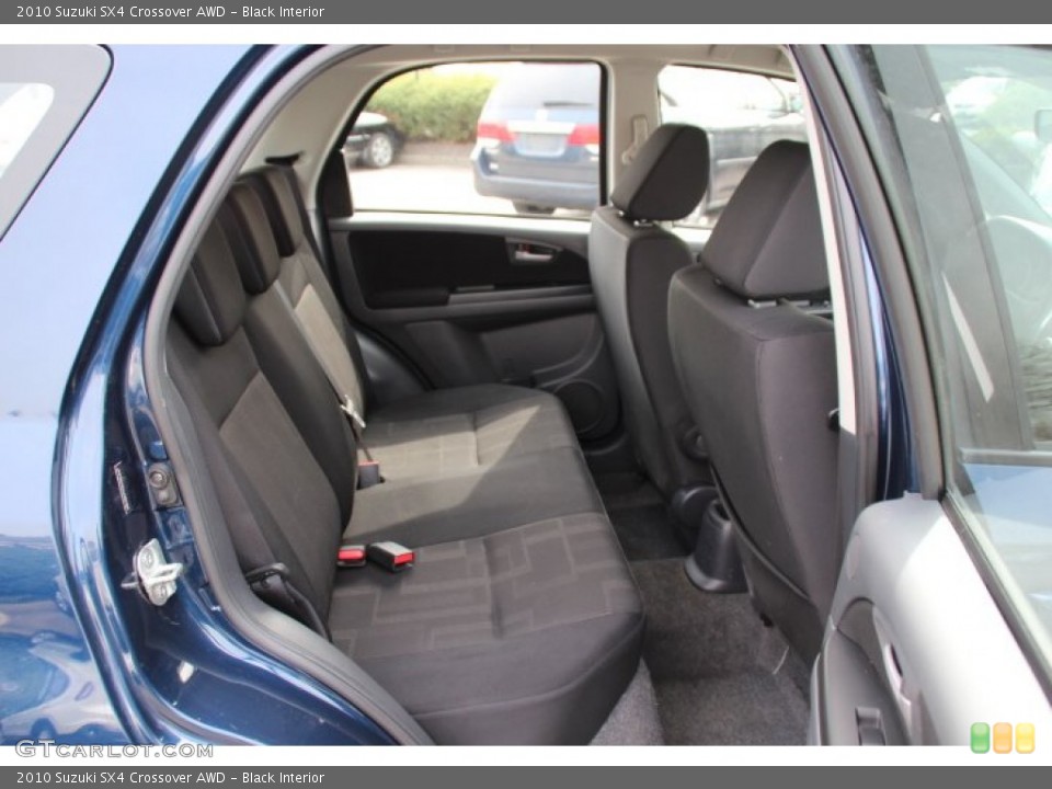 Black Interior Rear Seat for the 2010 Suzuki SX4 Crossover AWD #79740955
