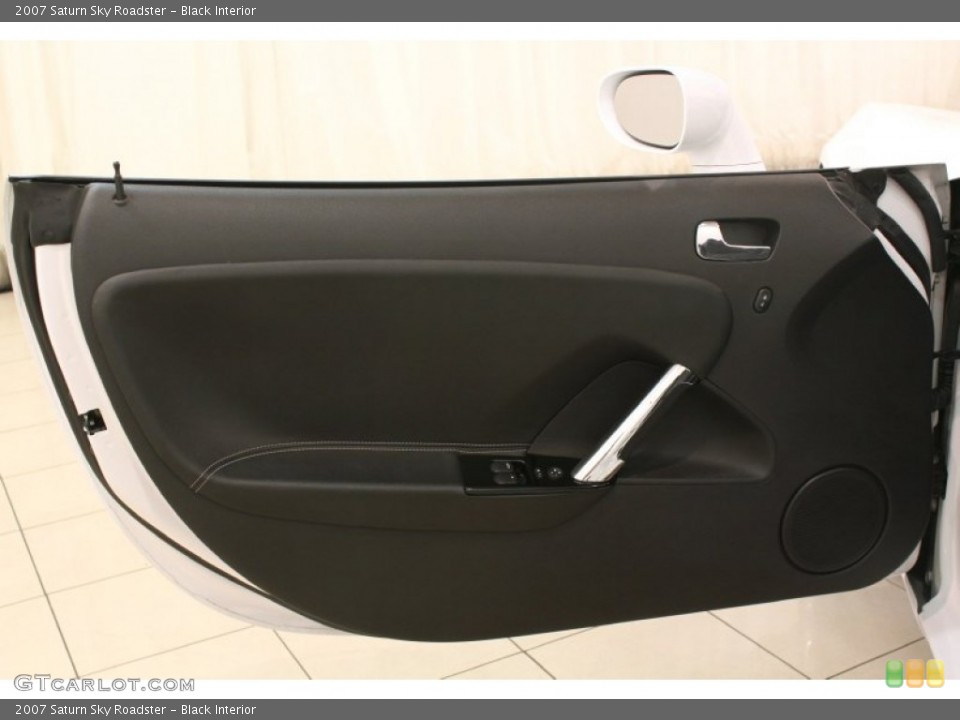 Black Interior Door Panel for the 2007 Saturn Sky Roadster #79741125