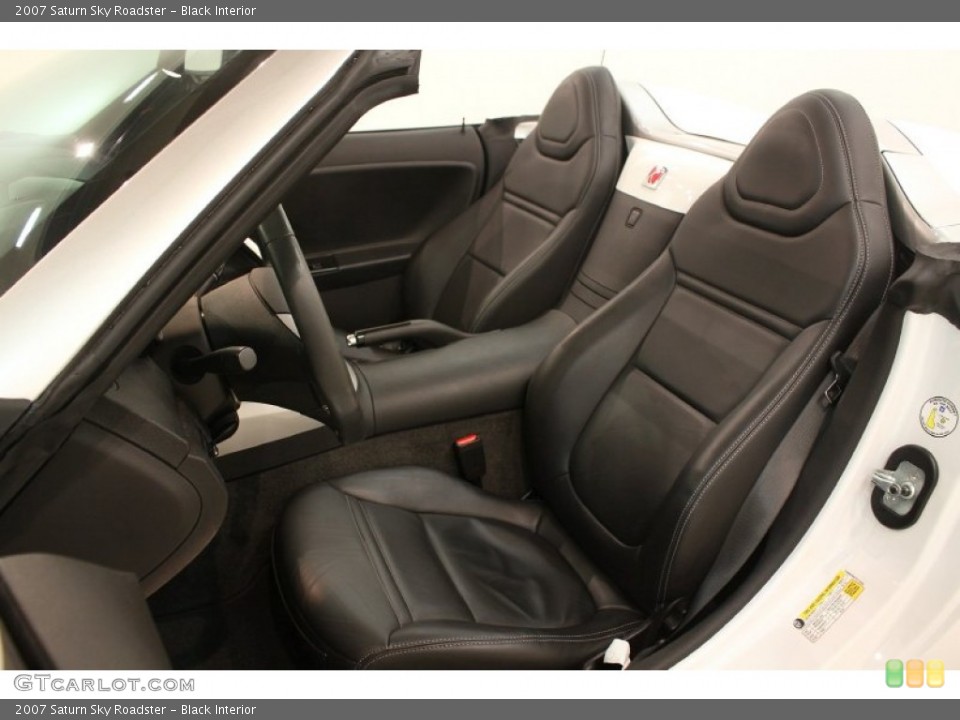 Black Interior Front Seat for the 2007 Saturn Sky Roadster #79741192