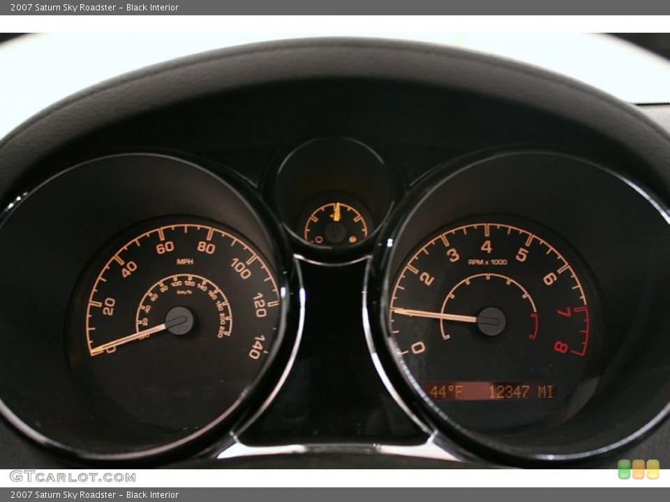 Black Interior Gauges for the 2007 Saturn Sky Roadster #79741365