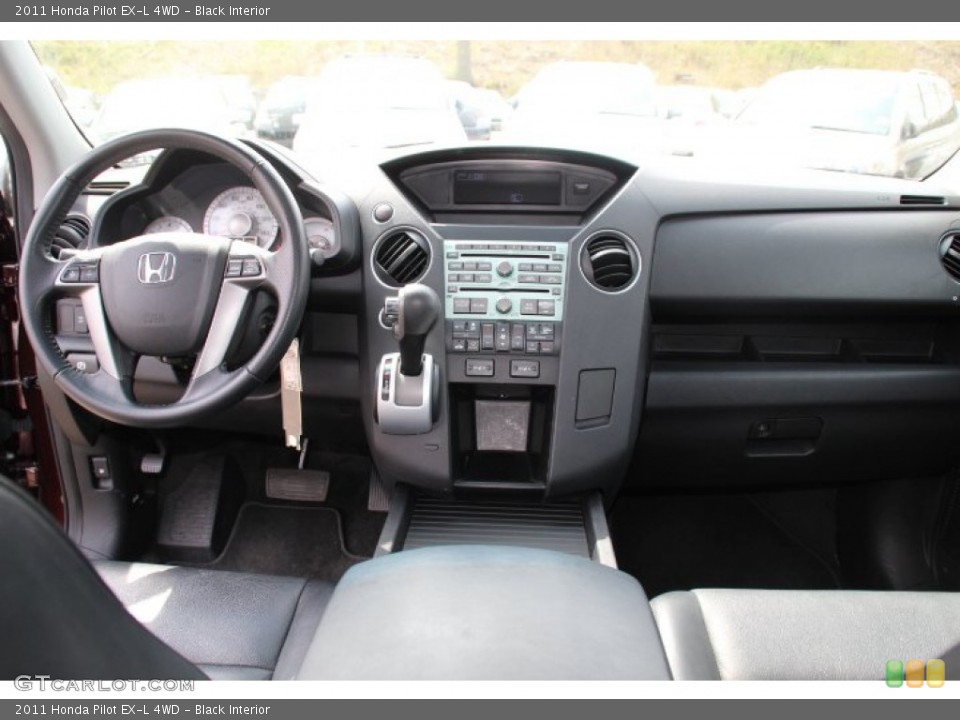 Black Interior Dashboard for the 2011 Honda Pilot EX-L 4WD #79741377