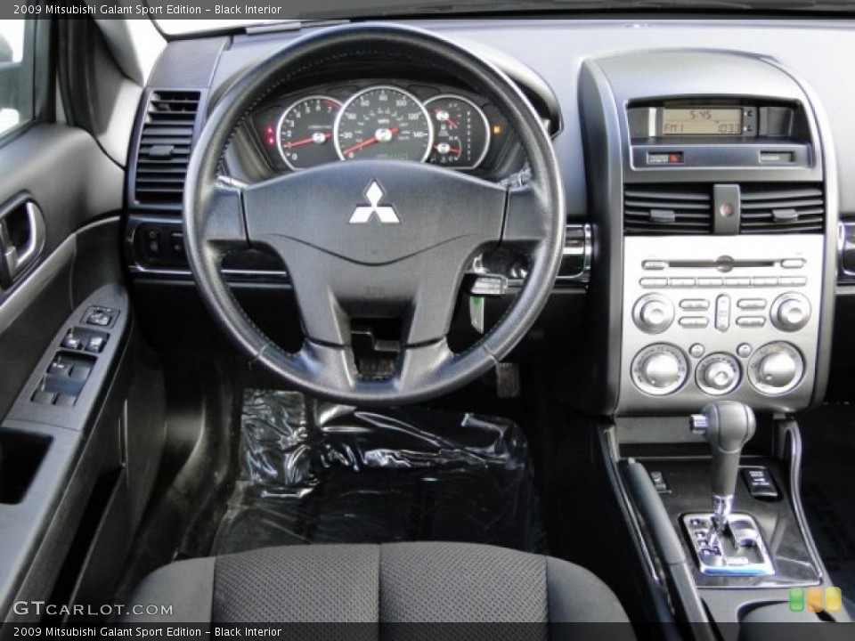 Black Interior Dashboard for the 2009 Mitsubishi Galant Sport Edition #79741680
