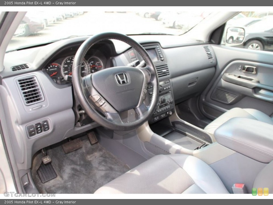 Gray Interior Prime Interior for the 2005 Honda Pilot EX-L 4WD #79741862