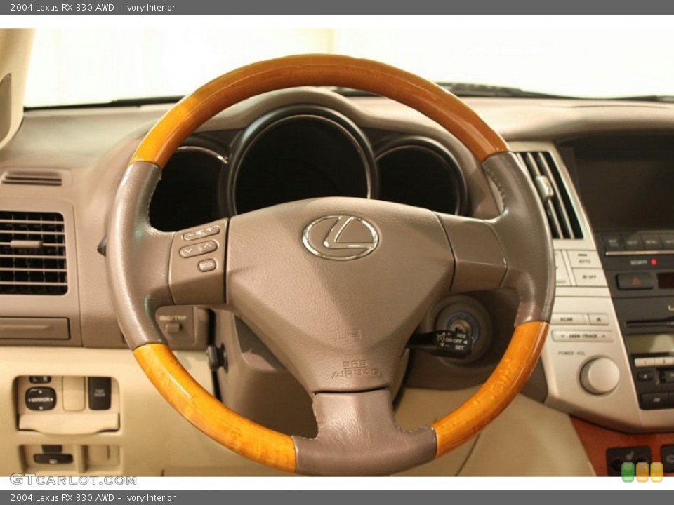Ivory Interior Steering Wheel for the 2004 Lexus RX 330 AWD #79742542
