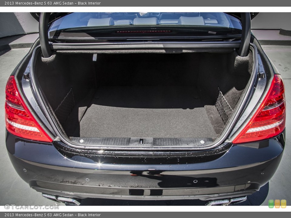 Black Interior Trunk for the 2013 Mercedes-Benz S 63 AMG Sedan #79743030