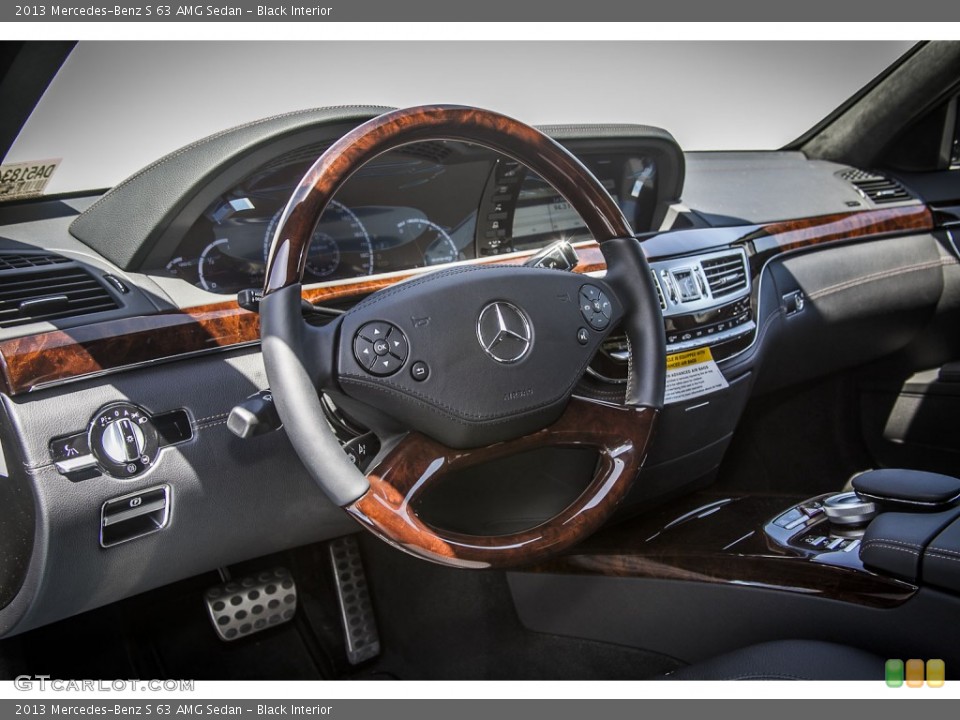 Black Interior Dashboard for the 2013 Mercedes-Benz S 63 AMG Sedan #79743057