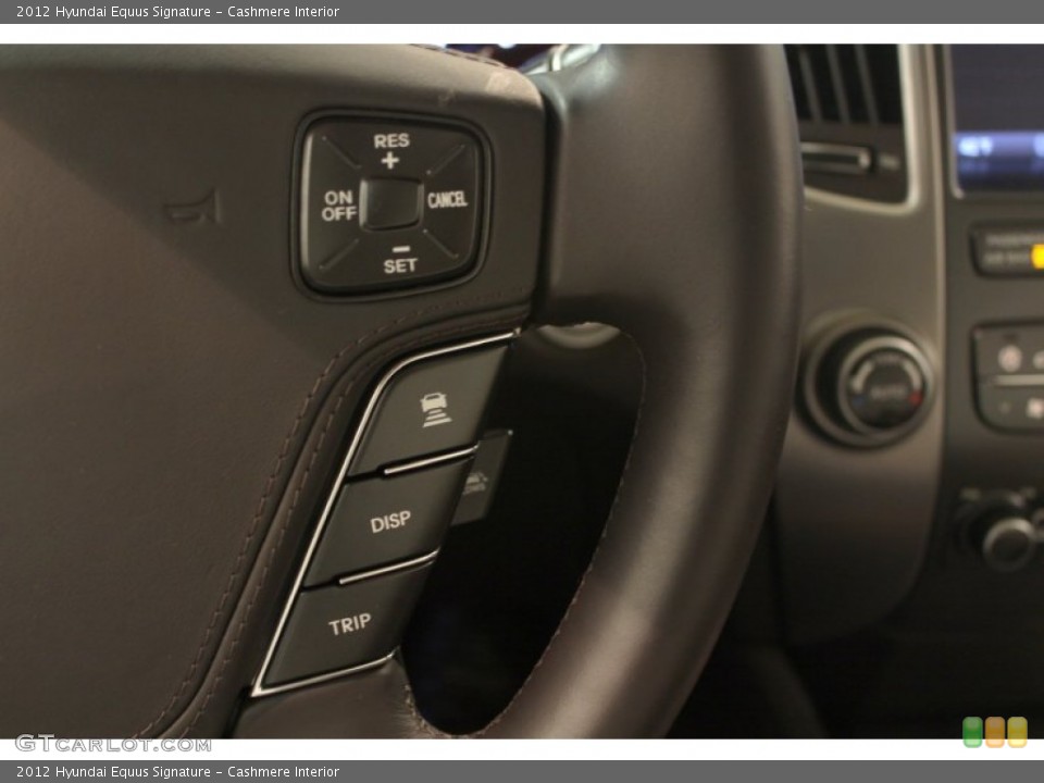 Cashmere Interior Controls for the 2012 Hyundai Equus Signature #79743415