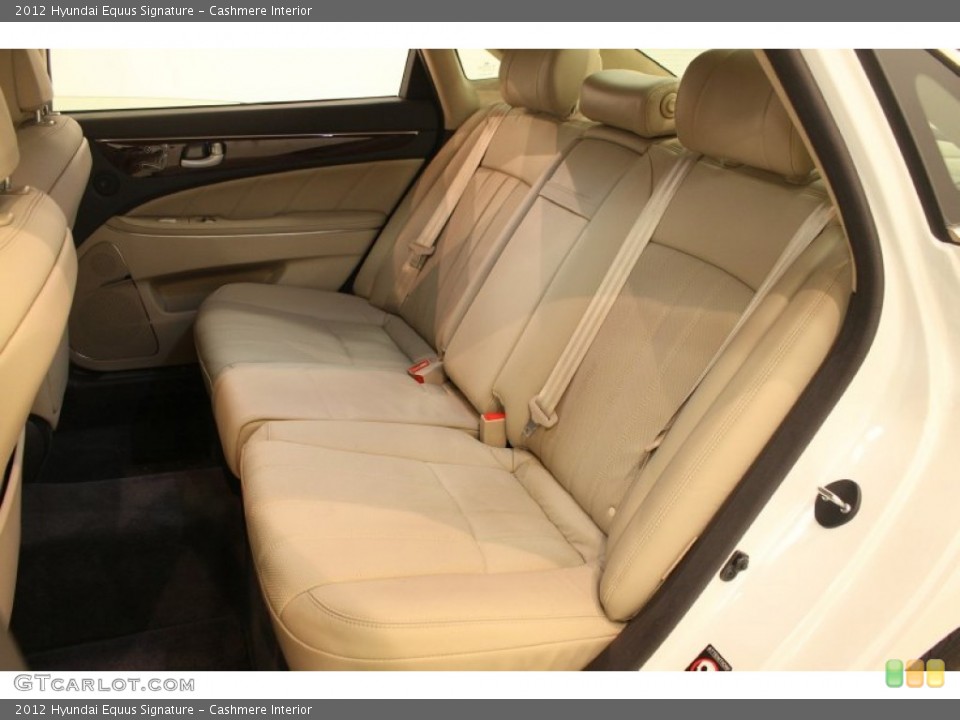 Cashmere Interior Rear Seat for the 2012 Hyundai Equus Signature #79744060