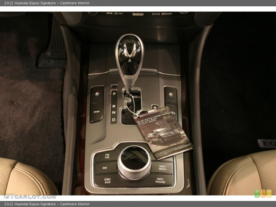Cashmere Interior Controls for the 2012 Hyundai Equus Signature #79744175
