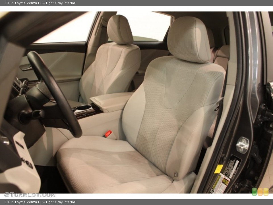 Light Gray Interior Front Seat for the 2012 Toyota Venza LE #79744454