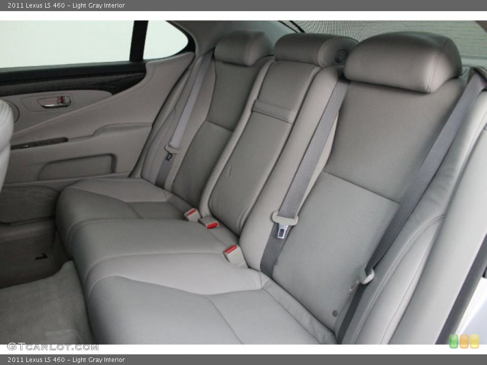 Light Gray Interior Rear Seat for the 2011 Lexus LS 460 #79744694